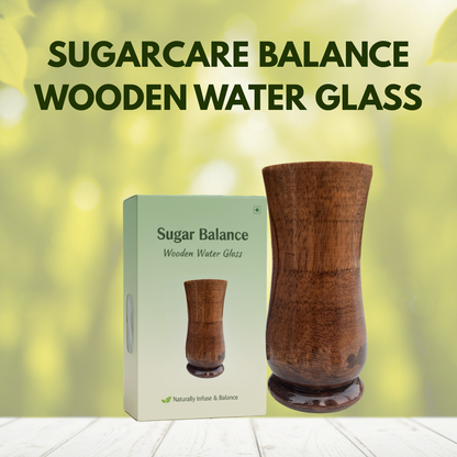 Ayurvedic Glass| Sugar Vijaysar Wood Glass Herbal Tumbler