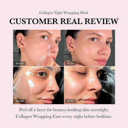 Collagen Night Wrapping Peel Off Mask (2 packs)